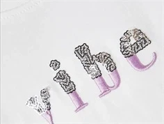 Name It bright white paillet top